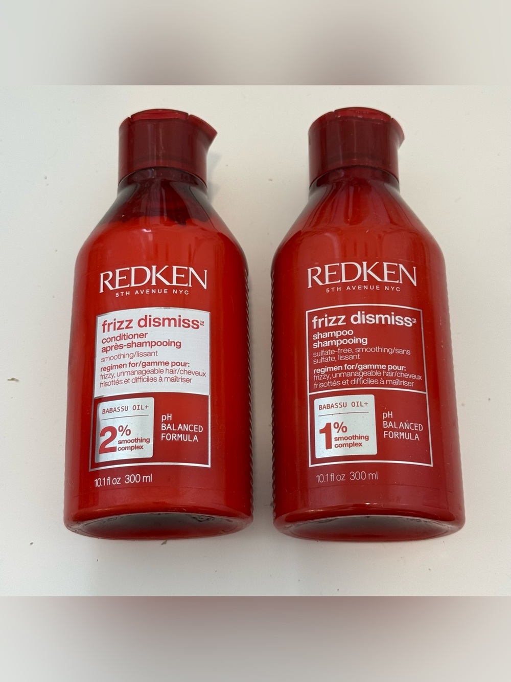 Redken frizz dismiss shampoo and conditioner set